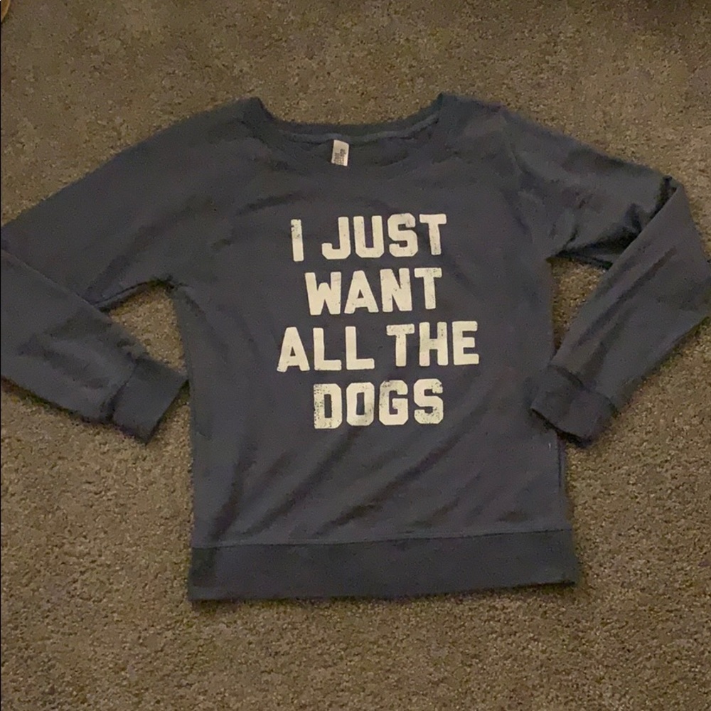 Blue sweatshirt